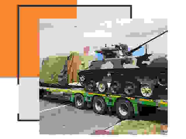 Перевозка военной техники в Железногорске